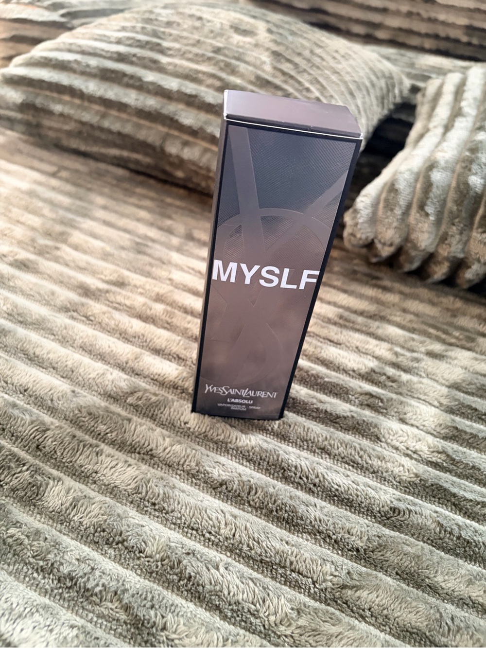 Yves Saint Laurent MYSLF Eau de Parfum – Metallic Brown Packaging -Empty Box